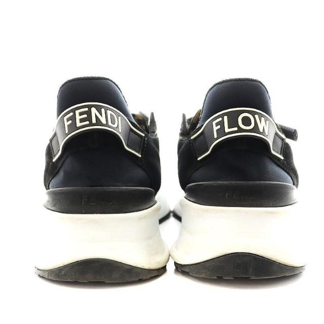 FENDI フェンディ フロー ロゴ スニーカー シューズ 27.0cm/メンズ 黒 ブラック 白 ホワイト < ブランド FENDI フェンディ フロー ロゴ スニーカー シューズ 27.0cm/メンズ 黒 ブラック 白 ホワイト < ブランドの