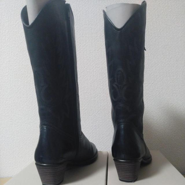 23区革製ミドルウエスタンブーツ 25cm相当 < 女性ファッション  23区革製ミドルウエスタンブーツ 25cm相当 < 女性ファッションの