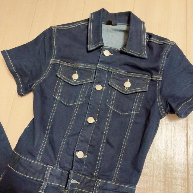 未使用!!◆SHEIN SXY/シーイン◆ボタンフロントフラップポケットデニムジャンプスーツ★デニムオールインワン < 女性ファッション  未使用!!◆SHEIN SXY/シーイン◆ボタンフロントフラップポケットデニムジャンプスーツ★デニムオールインワン < 女性ファッションの