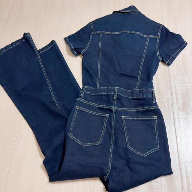 未使用!!◆SHEIN SXY/シーイン◆ボタンフロントフラップポケットデニムジャンプスーツ★デニムオールインワン < 女性ファッション  未使用!!◆SHEIN SXY/シーイン◆ボタンフロントフラップポケットデニムジャンプスーツ★デニムオールインワン < 女性ファッションの