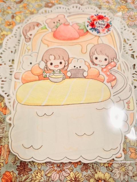 お裾分け☆女の子と食べ物メモ10枚☆ < インテリア/ライフ お裾分け☆女の子と食べ物メモ10枚☆ < インテリア/ライフの