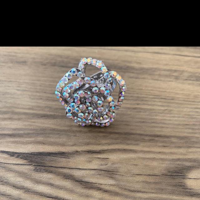 バラ☆デザイン☆ビジュー☆キラキラ☆指輪 < 女性アクセサリー/時計 バラ☆デザイン☆ビジュー☆キラキラ☆指輪 < 女性アクセサリー/時計の