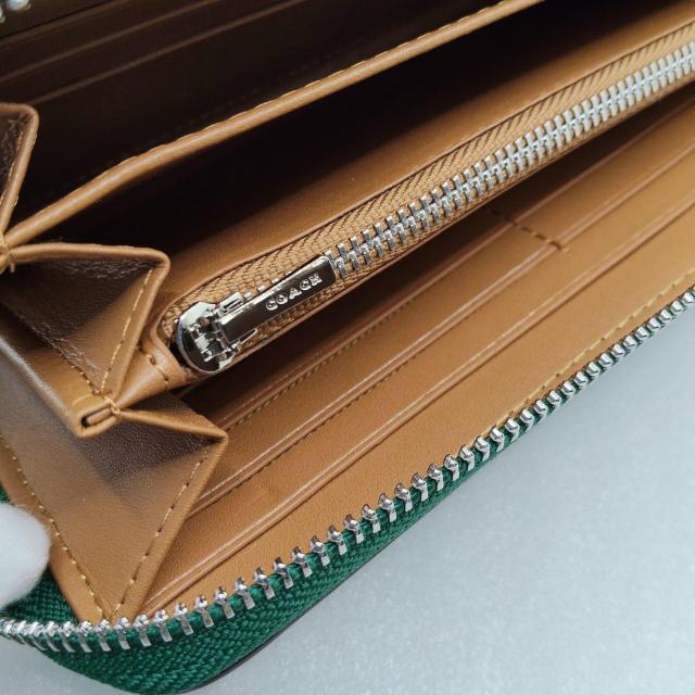 新品COACH 長財布 ホース&キャリッジ アコーディオンジップアラウンドウォレット グリーン 男女兼用 < ブランド 新品COACH 長財布 ホース&キャリッジ アコーディオンジップアラウンドウォレット グリーン 男女兼用 < ブランドの