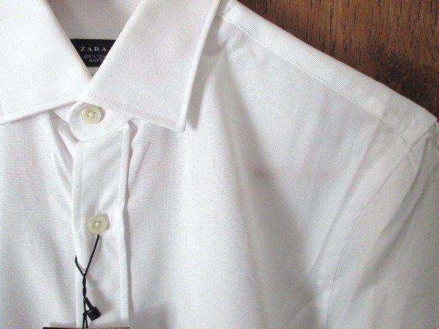 ☆ZARA/ザラ ドレスシャツ/ビジネスシャツ/メンズ/S/白☆新品 < ブランド  ☆ZARA/ザラ ドレスシャツ/ビジネスシャツ/メンズ/S/白☆新品 < ブランドの
