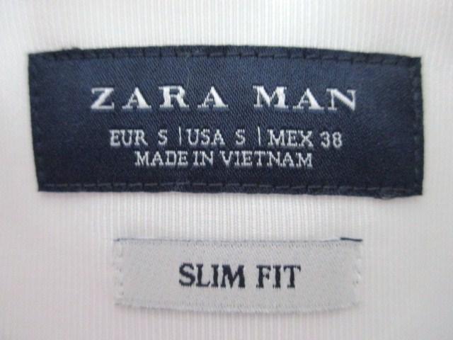 ☆ZARA/ザラ ドレスシャツ/ビジネスシャツ/メンズ/S/白☆新品 < ブランド  ☆ZARA/ザラ ドレスシャツ/ビジネスシャツ/メンズ/S/白☆新品 < ブランドの