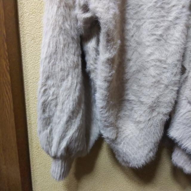 MillL★新品★モヘア風カーデ/ベージュ/M < 女性ファッション  MillL★新品★モヘア風カーデ/ベージュ/M < 女性ファッションの