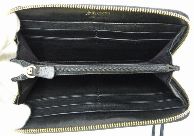 ジミーチュウ スタースタッズ ラウンドファスナー長財布 ブラック【送料無料】 < ブランド ジミーチュウ スタースタッズ ラウンドファスナー長財布 ブラック【送料無料】 < ブランドの