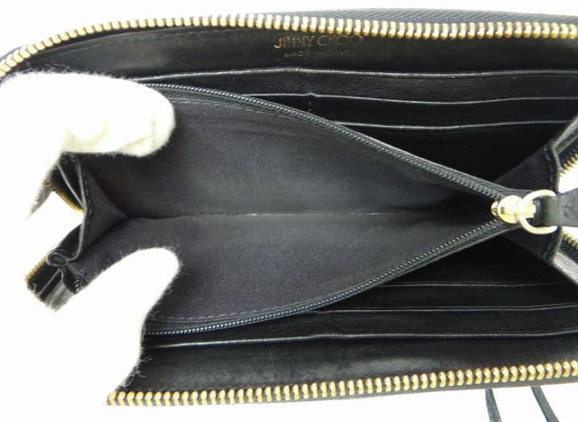 ジミーチュウ スタースタッズ ラウンドファスナー長財布 ブラック【送料無料】 < ブランド ジミーチュウ スタースタッズ ラウンドファスナー長財布 ブラック【送料無料】 < ブランドの