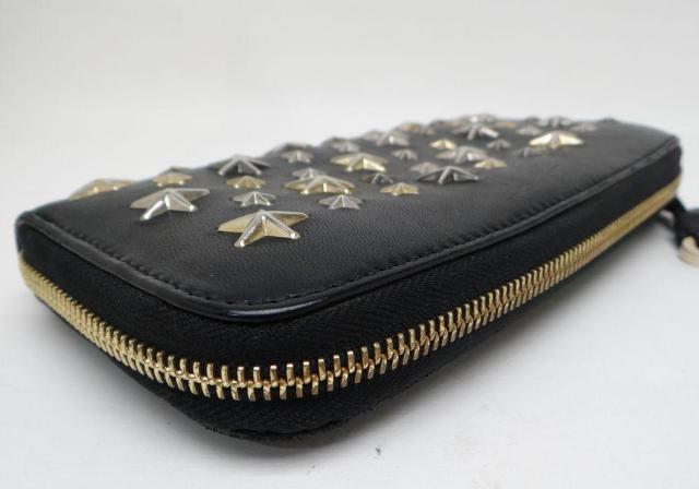 ジミーチュウ スタースタッズ ラウンドファスナー長財布 ブラック【送料無料】 < ブランド ジミーチュウ スタースタッズ ラウンドファスナー長財布 ブラック【送料無料】 < ブランドの