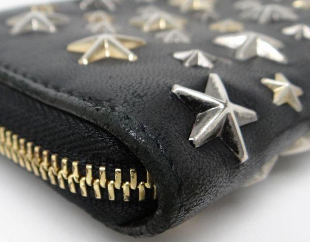 ジミーチュウ スタースタッズ ラウンドファスナー長財布 ブラック【送料無料】 < ブランド ジミーチュウ スタースタッズ ラウンドファスナー長財布 ブラック【送料無料】 < ブランドの