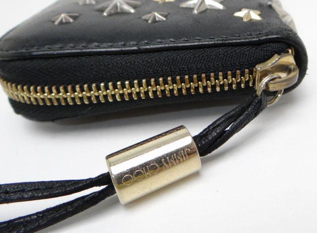 ジミーチュウ スタースタッズ ラウンドファスナー長財布 ブラック【送料無料】 < ブランド ジミーチュウ スタースタッズ ラウンドファスナー長財布 ブラック【送料無料】 < ブランドの