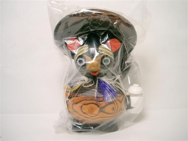 ◎現状品◆木製 <たぬき置物> < ホビー  ◎現状品◆木製 <たぬき置物>  < ホビーの