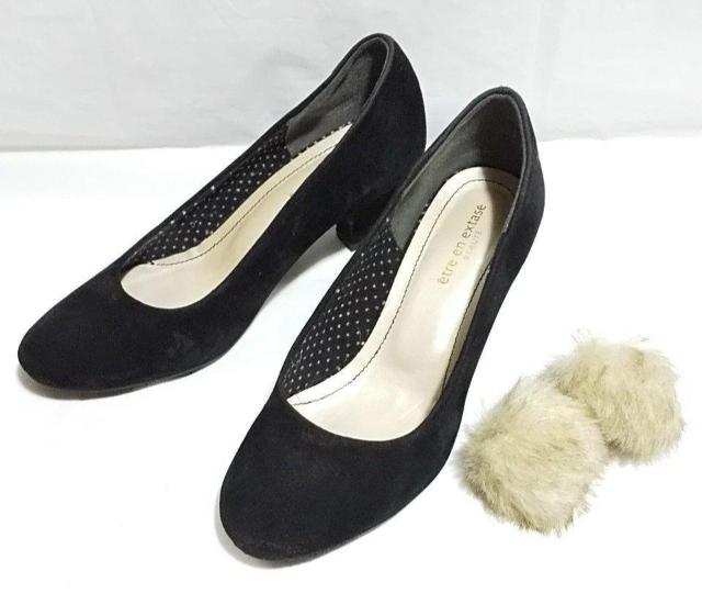 セレブお姉-姫系★美脚パンプス★ファー取り外し可能(黒)ageha < 女性ファッション  セレブお姉-姫系★美脚パンプス★ファー取り外し可能(黒)ageha < 女性ファッションの