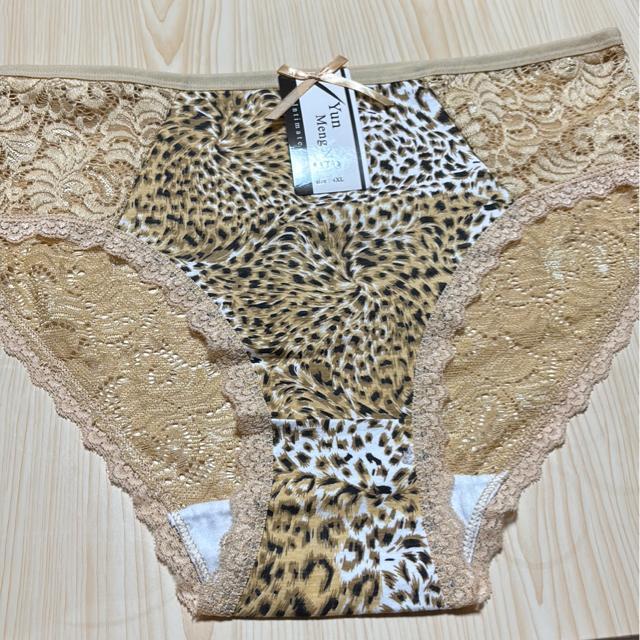 新品未着用タグ付き★4Lー5L対応レース豹柄デザインショーツ★濃ベージュ系 < 女性ファッション  新品未着用タグ付き★4Lー5L対応レース豹柄デザインショーツ★濃ベージュ系  < 女性ファッションの