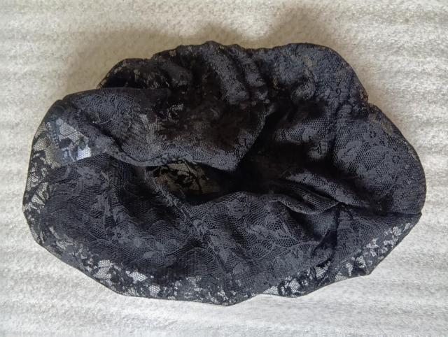 ☆ レースヘアカバー ☆ 秀英産業 ☆ ヘアカバー ☆ ブラック ☆ 新品・未使用(試着のみ) < 香水/コスメ/ネイル ☆ レースヘアカバー ☆ 秀英産業 ☆ ヘアカバー ☆ ブラック ☆ 新品・未使用(試着のみ) < 香水/コスメ/ネイルの