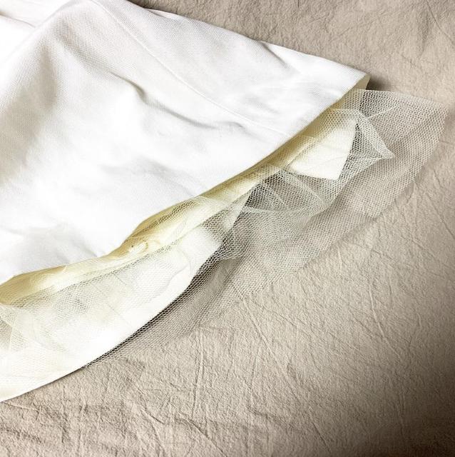 新品 レッセパッセLAISSE PASSE/裾チュール 女優ドレス トレンチコート スプリングコート S < ブランド 新品 レッセパッセLAISSE PASSE/裾チュール 女優ドレス トレンチコート スプリングコート S < ブランドの