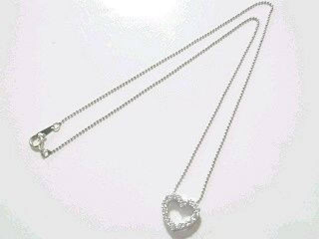 【SILVER 925刻印入】オープンハートネックレス U < 女性アクセサリー/時計  【SILVER 925刻印入】オープンハートネックレス U < 女性アクセサリー/時計の