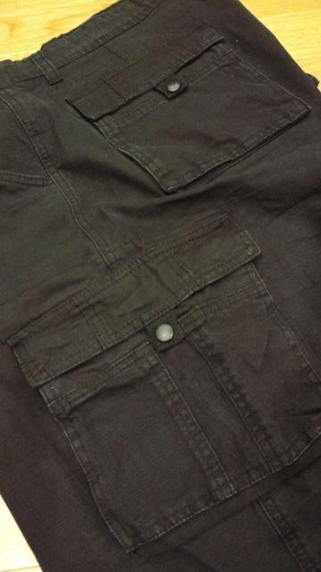 Strollerzデザインカーゴハーフパンツ 黒ブラック サイズW42 ウエスト110cm < 男性ファッション Strollerzデザインカーゴハーフパンツ 黒ブラック サイズW42 ウエスト110cm < 男性ファッションの