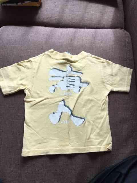 海人☆沖縄☆イエロー☆Tシャツ☆80cm < キッズ/ベビー  海人☆沖縄☆イエロー☆Tシャツ☆80cm < キッズ/ベビーの