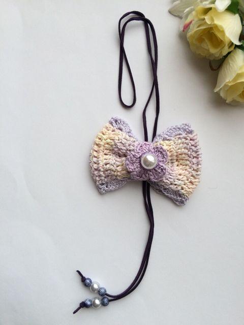 ハンドメイド ネックレス レース リボン メゾンドフルール好き♪ < 女性ファッション  ハンドメイド ネックレス レース リボン メゾンドフルール好き♪ < 女性ファッションの