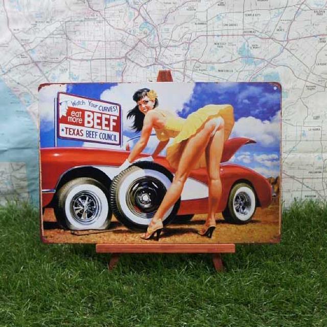 新品【ブリキ看板】Pin-up Girl/ピンナップガール タイヤ交換 < ホビー  新品【ブリキ看板】Pin-up Girl/ピンナップガール タイヤ交換  < ホビーの