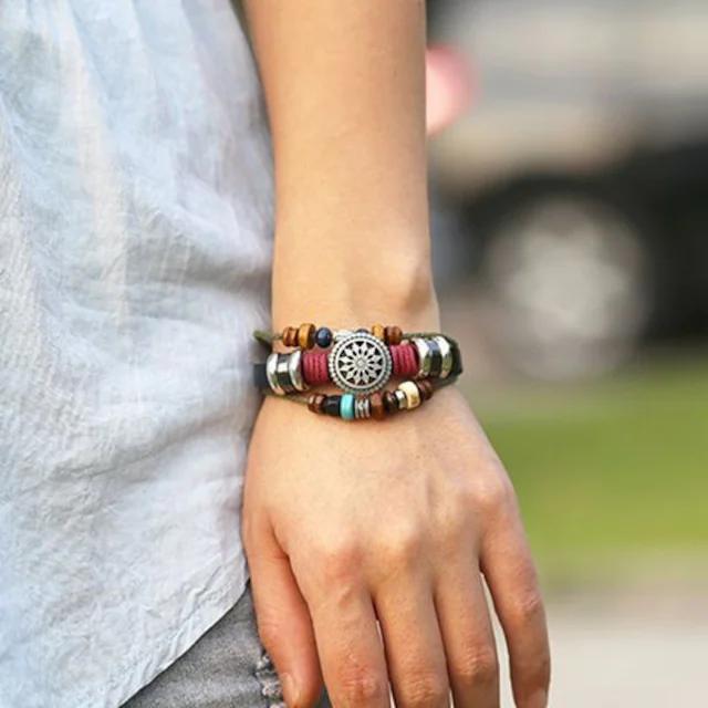 超お買得590円★レトロ感PUレザーメンズブレス シルバーパーツ < 女性アクセサリー/時計  超お買得590円★レトロ感PUレザーメンズブレス シルバーパーツ < 女性アクセサリー/時計の