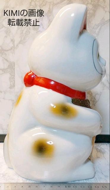 大型 かわいい招き猫 高さ25cm 陶器製 置物 縁起物 まねき猫 開運 < ホビー  大型 かわいい招き猫 高さ25cm 陶器製 置物 縁起物 まねき猫 開運 < ホビーの