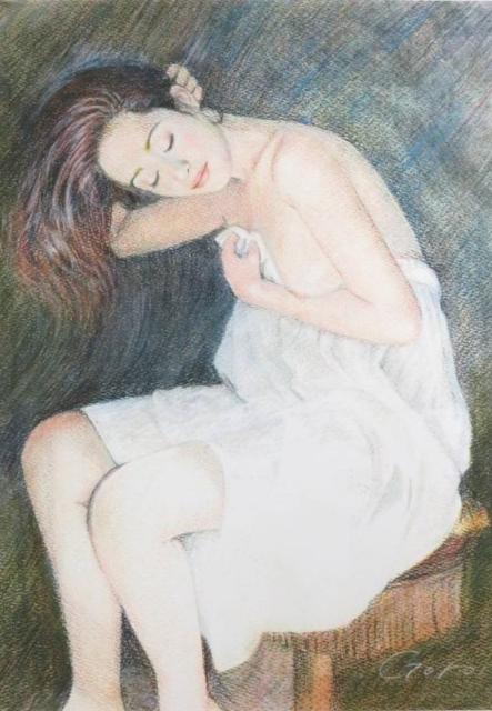 額装品を限定大特価出品!大人気「裸婦パステル画」シリーズから!石川吾郎氏作「ノスタルジア」の限定版画、エディション、直筆サインあり < ホビー 額装品を限定大特価出品!大人気「裸婦パステル画」シリーズから!石川吾郎氏作「ノスタルジア」の限定版画、エディション、直筆サインあり < ホビーの