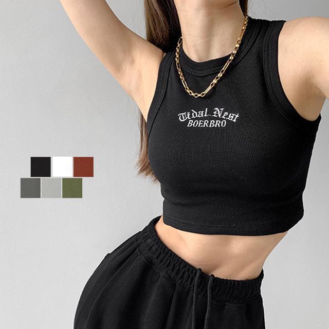 送料無料 新品 ショート丈 リブタンクトップ レディース < 女性ファッション  送料無料 新品 ショート丈 リブタンクトップ レディース  < 女性ファッションの