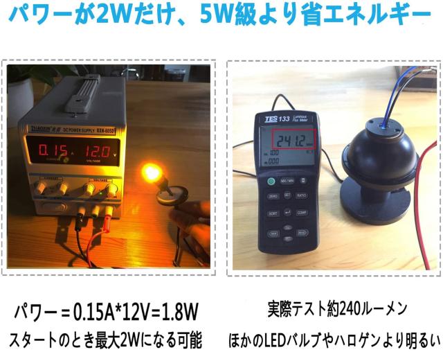 T10 LED アンバー 2個入り サイドウインカー LEDランプ < 自動車/バイク T10 LED アンバー 2個入り サイドウインカー LEDランプ < 自動車/バイク