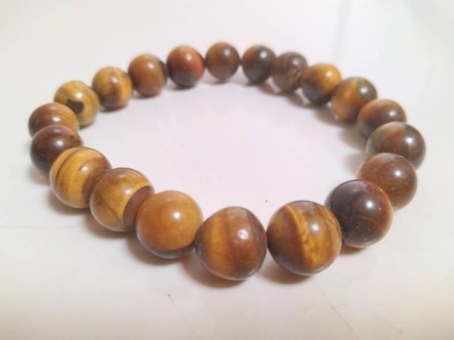 金運?財運ブレスレット タイガーアイ 17cm < 男性アクセサリー/時計 金運?財運ブレスレット タイガーアイ 17cm < 男性アクセサリー/時計の