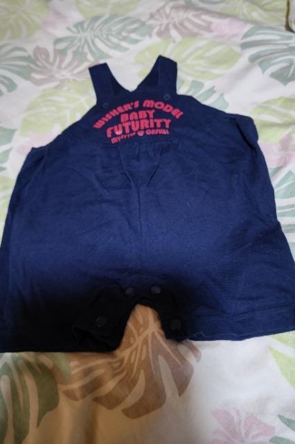 ★新品紺ベビーオーバーオール80 < キッズ/ベビー  ★新品紺ベビーオーバーオール80  < キッズ/ベビーの