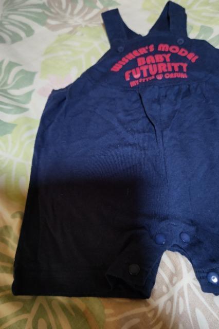 ★新品紺ベビーオーバーオール80 < キッズ/ベビー  ★新品紺ベビーオーバーオール80 < キッズ/ベビーの