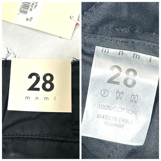 新品 mnml ミニマル ZIPPER DENIM CARGO PANTS 28 < 男性ファッション  新品 mnml ミニマル ZIPPER DENIM CARGO PANTS 28 < 男性ファッションの