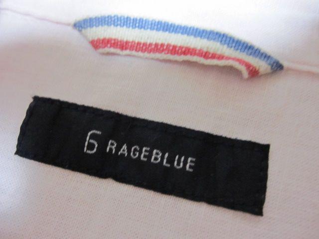 □RAGEBLUE/レイジブルー ワイヤー襟 5分袖 シャツ/メンズM/ピンク < ブランド □RAGEBLUE/レイジブルー ワイヤー襟 5分袖 シャツ/メンズM/ピンク < ブランドの