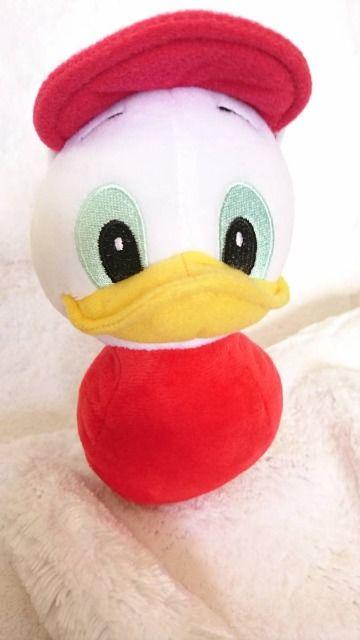 Disney/ディズニー/ドナルドダック甥/三つ子のアヒル/ヒューイ赤洋服ぬいぐるみ < おもちゃ  Disney/ディズニー/ドナルドダック甥/三つ子のアヒル/ヒューイ赤洋服ぬいぐるみ  < おもちゃの