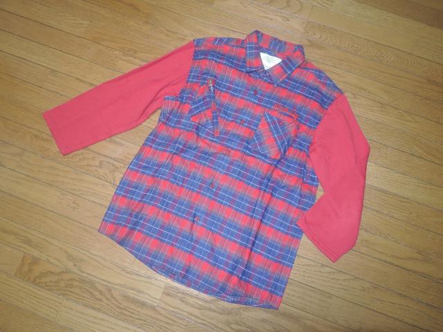 WHIZ LIMITED ウィズリミテッド 切替チェックシャツ L 赤系 ネル < ブランド  WHIZ LIMITED ウィズリミテッド 切替チェックシャツ L 赤系 ネル < ブランドの