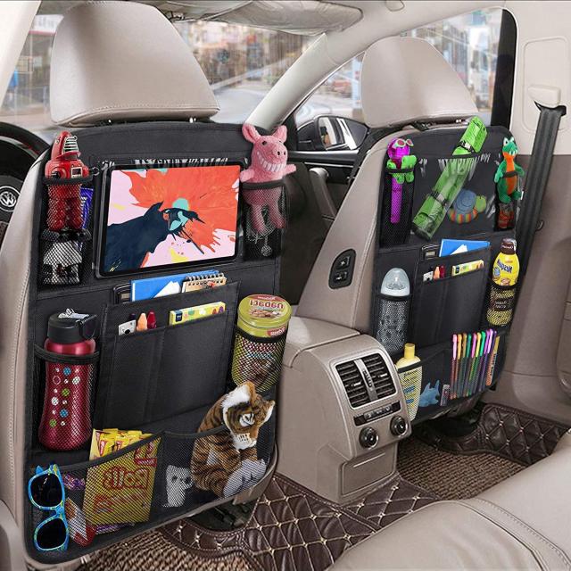 シートバックポケット 車用収納ポケット キックガード 付き 2枚セット < 自動車/バイク シートバックポケット 車用収納ポケット キックガード 付き 2枚セット < 自動車/バイク