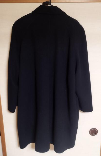 銀座マギー 黒 ウールロングコート 80年代 ビンテージ 美品 前たてダブル < 女性ファッション  銀座マギー 黒 ウールロングコート 80年代 ビンテージ 美品 前たてダブル < 女性ファッションの