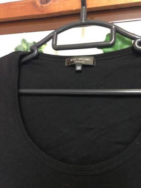 PROPORTION BODY DRESSING ボディドレッシング◆シンプル ブラック 黒 Tシャツ カットソー◆サイズ38 < ブランド  PROPORTION BODY DRESSING ボディドレッシング◆シンプル ブラック 黒 Tシャツ カットソー◆サイズ38 < ブランドの