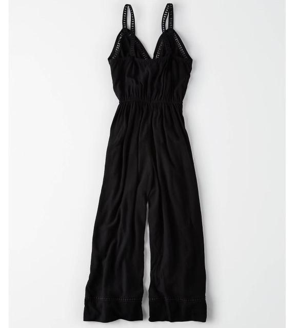 ◆American Eagle/アメリカンイーグル◆オールインワン★ブラックXS*リゾートコーデ♪ < ブランド  ◆American Eagle/アメリカンイーグル◆オールインワン★ブラックXS*リゾートコーデ♪ < ブランドの