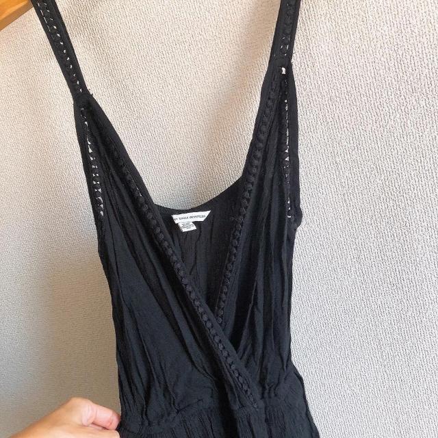 ◆American Eagle/アメリカンイーグル◆オールインワン★ブラックXS*リゾートコーデ♪ < ブランド  ◆American Eagle/アメリカンイーグル◆オールインワン★ブラックXS*リゾートコーデ♪ < ブランドの