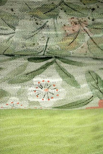 【夏物】【最高級】新品同様 紗 草花文様 秋草文 クリーニング済 訪問着 身丈160.5cm 裄丈64cm T3580 < 女性ファッション 【夏物】【最高級】新品同様 紗 草花文様 秋草文 クリーニング済 訪問着 身丈160.5cm 裄丈64cm T3580 < 女性ファッションの