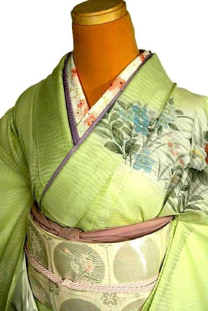 【夏物】【最高級】新品同様 紗 草花文様 秋草文 クリーニング済 訪問着 身丈160.5cm 裄丈64cm T3580 < 女性ファッション 【夏物】【最高級】新品同様 紗 草花文様 秋草文 クリーニング済 訪問着 身丈160.5cm 裄丈64cm T3580 < 女性ファッションの