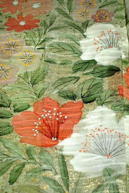 【夏物】【最高級】新品同様 紗 草花文様 秋草文 クリーニング済 訪問着 身丈160.5cm 裄丈64cm T3580 < 女性ファッション 【夏物】【最高級】新品同様 紗 草花文様 秋草文 クリーニング済 訪問着 身丈160.5cm 裄丈64cm T3580 < 女性ファッションの