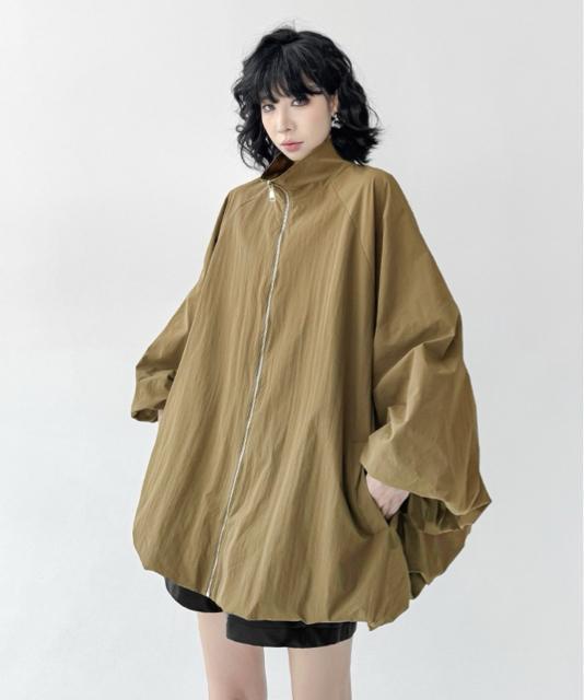 裏地付き ジップアップ アウタージャケット ベージュブラウン 大きいサイズ < 男性ファッション 裏地付き ジップアップ アウタージャケット ベージュブラウン 大きいサイズ < 男性ファッションの