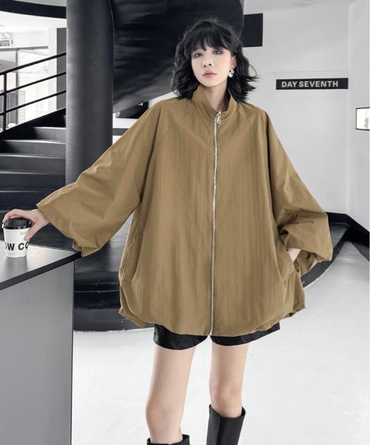 裏地付き ジップアップ アウタージャケット ベージュブラウン 大きいサイズ < 男性ファッション 裏地付き ジップアップ アウタージャケット ベージュブラウン 大きいサイズ < 男性ファッションの