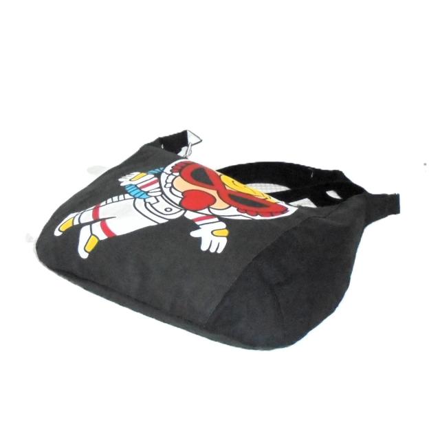 【中サイズ】◆ヒスミニ◆HystericMini宇宙飛行士ミニちゃん×黒地◆ファスナーショルダー < 女性ファッション 【中サイズ】◆ヒスミニ◆HystericMini宇宙飛行士ミニちゃん×黒地◆ファスナーショルダー < 女性ファッションの