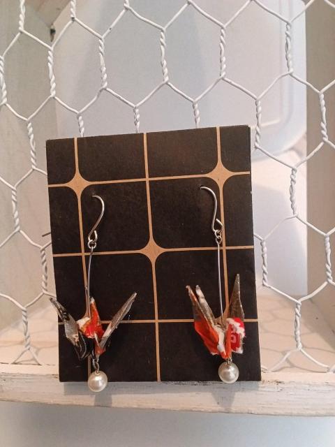 *ハンドメイド* 折り紙ピアス 10種類 < 女性ファッション *ハンドメイド* 折り紙ピアス 10種類 < 女性ファッションの