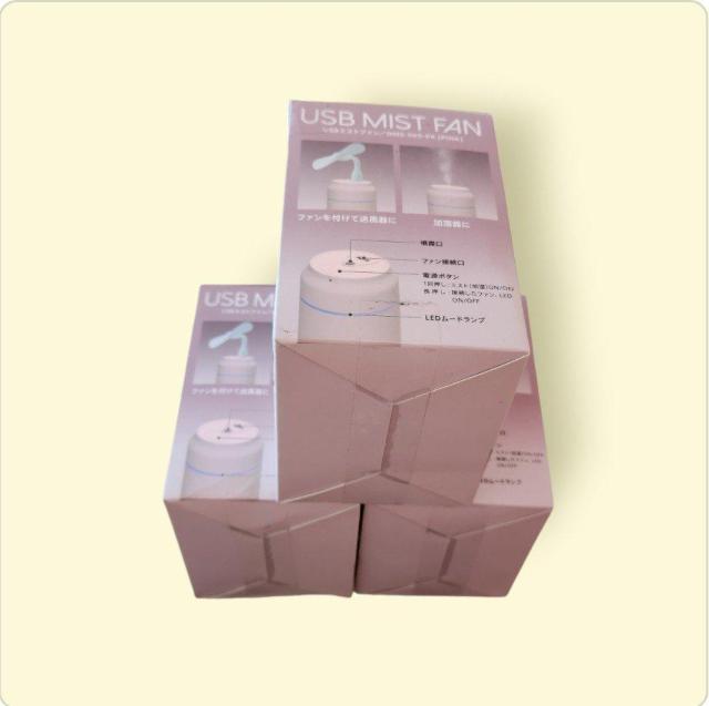 USB充電式のハンディ扇風機2セット < 家電/AV  USB充電式のハンディ扇風機2セット < 家電/AVの
